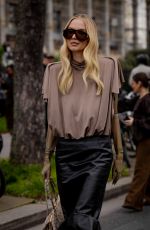 LEONIE HANNE Out at Paris Fashion Week 03/07/2026