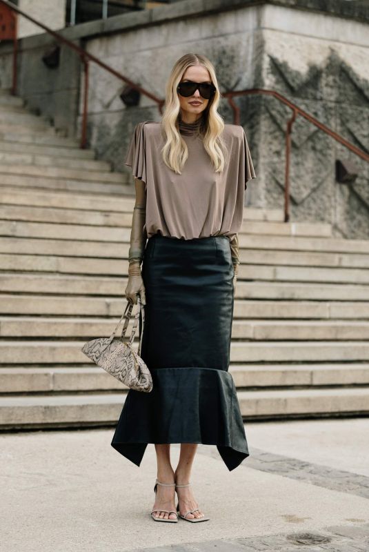 LEONIE HANNE Out at Paris Fashion Week 03/07/2026