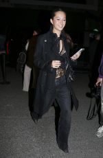 LILY CHEE Arrives at Costes Hotel at Paris Fashion Week in Paris 03/04/2026