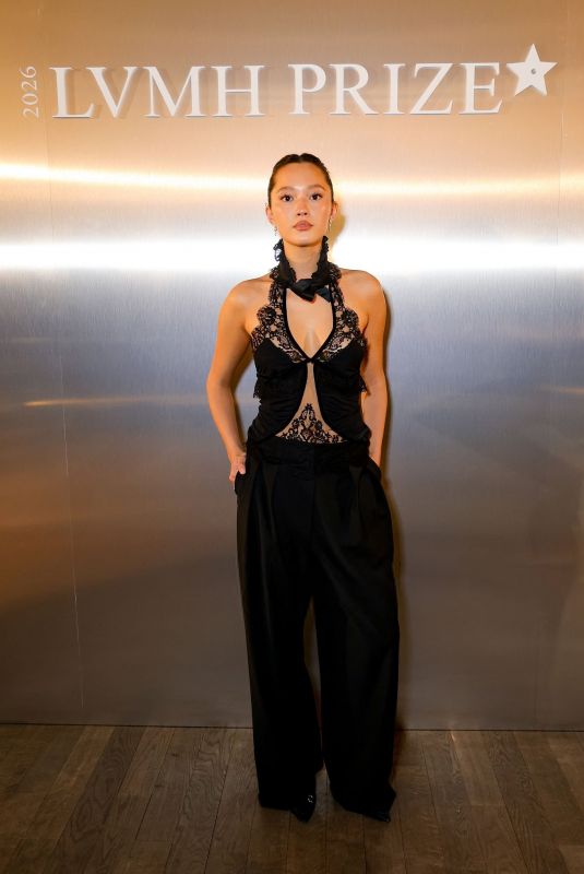 LILY CHEE at LVMH Prize Cocktail at Paris Fashion Week in Paris 03/04/2026