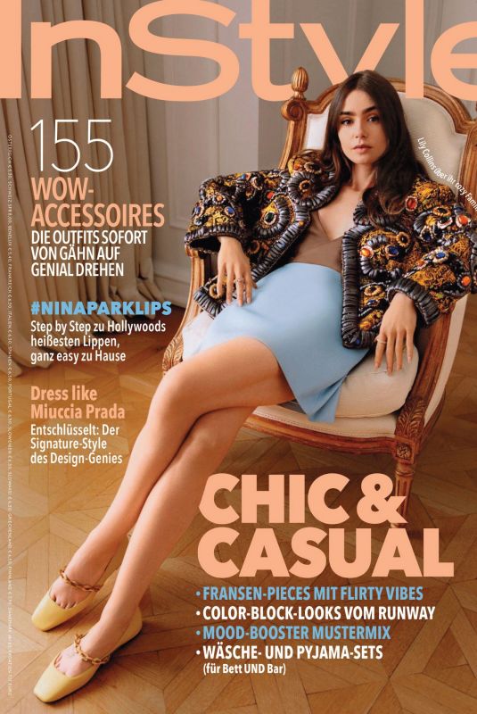 LILY COLLINS in InStyle Deutsch, April 2026