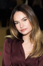 LILY JAMES at Zimmermann Womenswear Fall/Winter 26/27 Show at Paris Fashion Week 03/09/2026