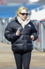 LINDSAY LOHAN Out Jogging at The Battery Park in New York City 03/21/2026
