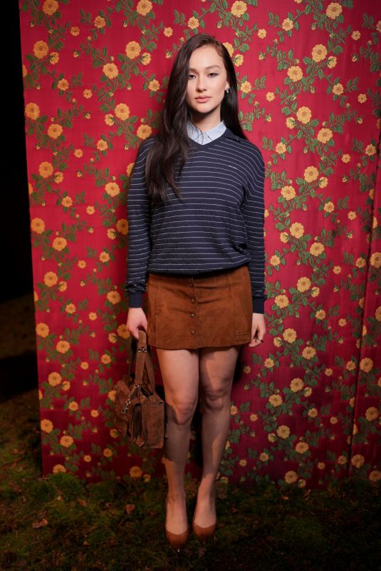 LOLA TUNG at Miu Miu Fashion Show at Paris Fashion Week 03/10/2026