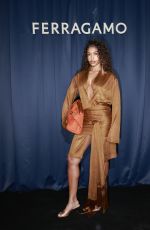 LORI HARVEY at Ferragamo FW26 Fashion Show at Triennale di Milano in Milan 02/28/2026