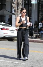 LUCY HALE Out for Morning Coffee in Los Angeles 03/16/2026