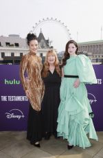 LUCY HALLIDAY at UK Photocall for The Testaments at Raffles in London 03/26/2026