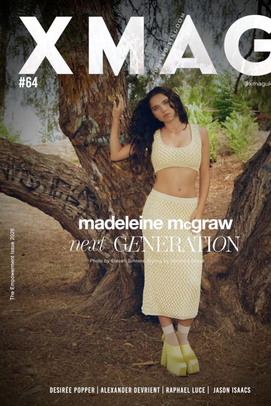 MADELEINE MCGRAW for Xmag UK, March 2026