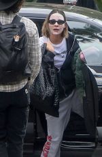 MADELYN CLINE Arrives at a Film Set in Hollywood Hills 03/10/2026