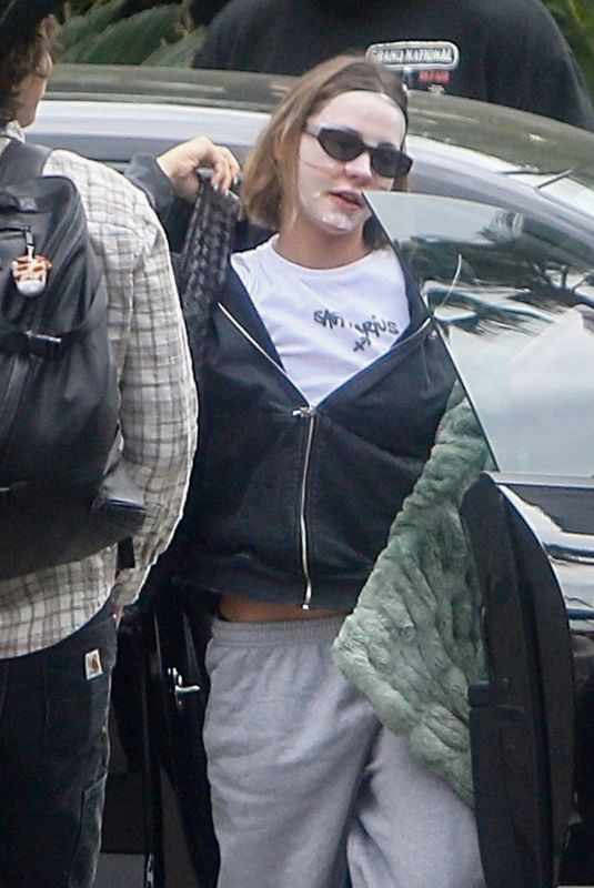 MADELYN CLINE Arrives at a Film Set in Hollywood Hills 03/10/2026