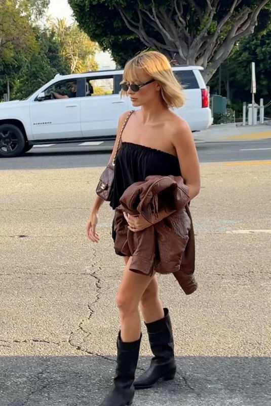 MARGOT ROBBIE Arrives at The Bird Streets Club in West Hollywood 03/28/2026