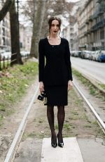 MARY LEEST Arrives at Dolce & Gabbana Womenswear F/W 2026/27 Fashion Show at Milan Fashion Week 02/28/2026