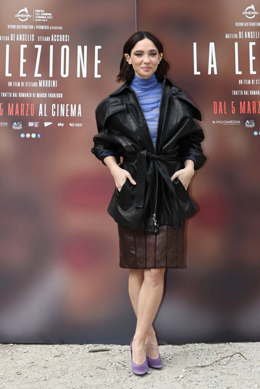 MATILDA DE ANGELIS at La Lezione di Mordini Press Conference and Photocall at Casa del Cinema in Rome 02/02/2026
