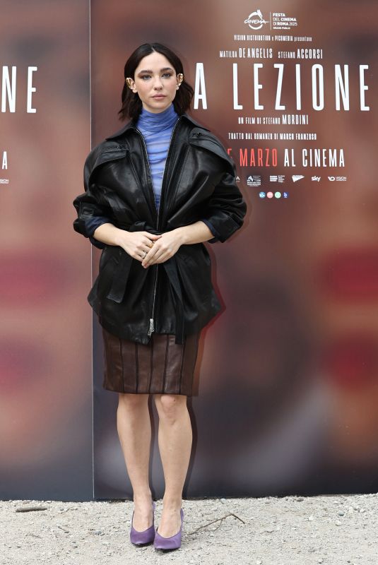 MATILDA DE ANGELIS at La Lezione di Mordini Press Conference and Photocall in Rome 03/02/2026