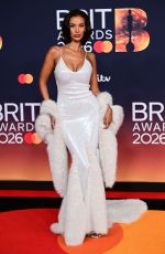 MAYA JAMA at BRIT Awards 2026 at Co-op Live in Manchester 02/28/2026