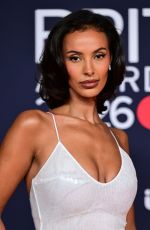 MAYA JAMA at BRIT Awards 2026 at Co-op Live in Manchester 02/28/2026