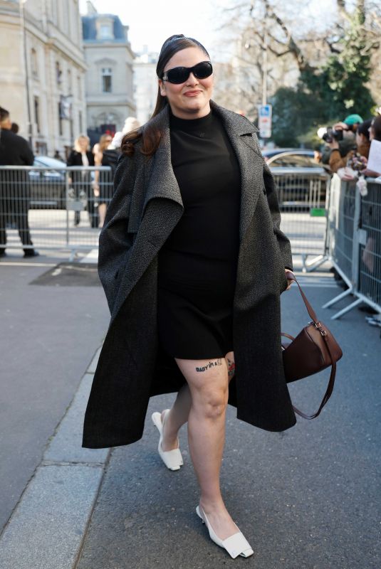 MEGAN STALTER at Courreges Fashion Show in Paris 03/04/2026