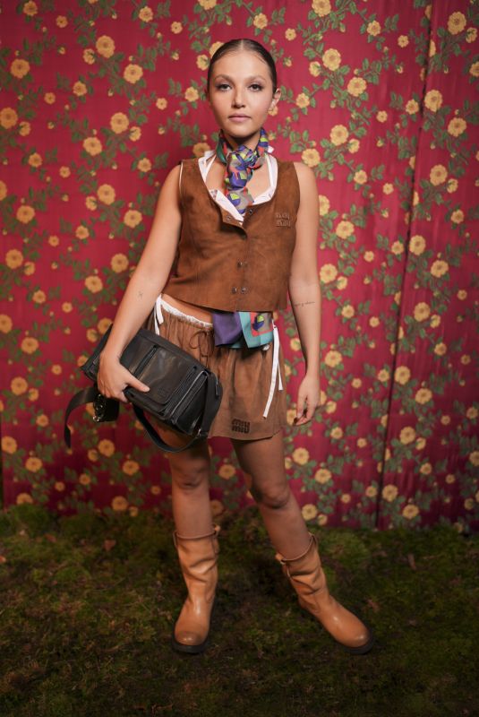 MIA MCKENNA-BRUCE at Miu Miu Fashion Show at Paris Fashion Week 03/10/2026