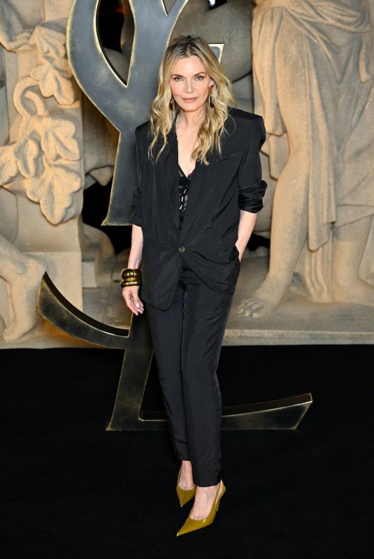 MICHELLE PFEIFFER at Saint Laurent Fashion Show at Paris Fashion Week 03/03/2026