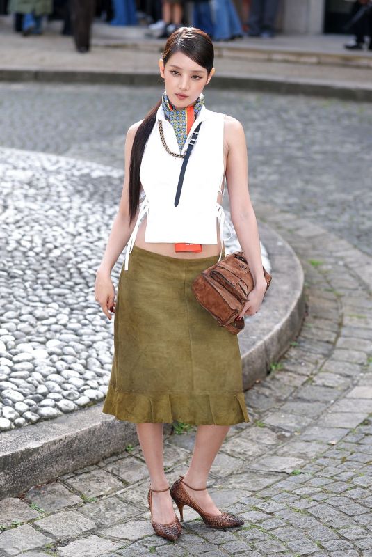 MINNIE at Miu Miu Fashion Show at Paris Fashion Week 03/10/2026