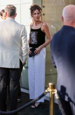 MINNIE DRIVER Arrives at Giorgio Armani