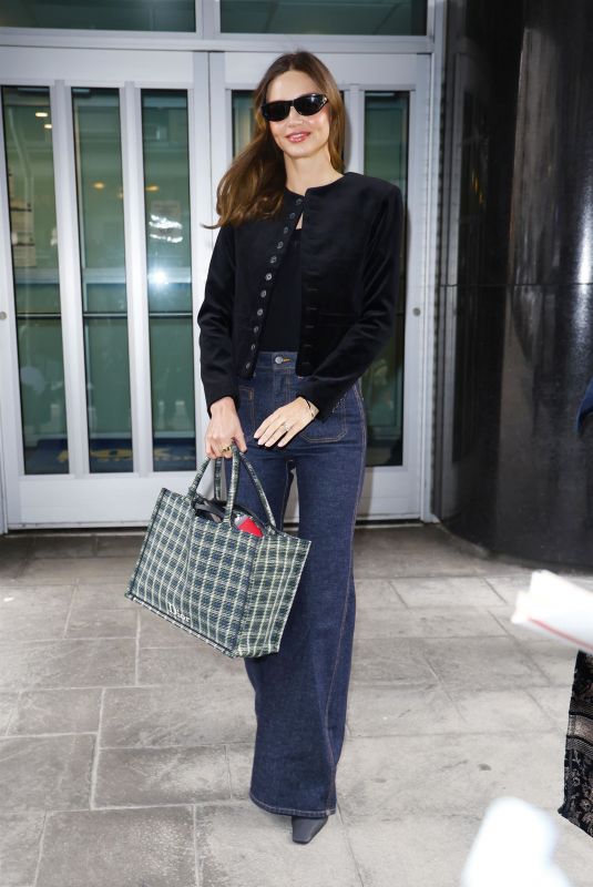 MIRANDA KERR Leaves Good Day New York in New York City 03/18/2026