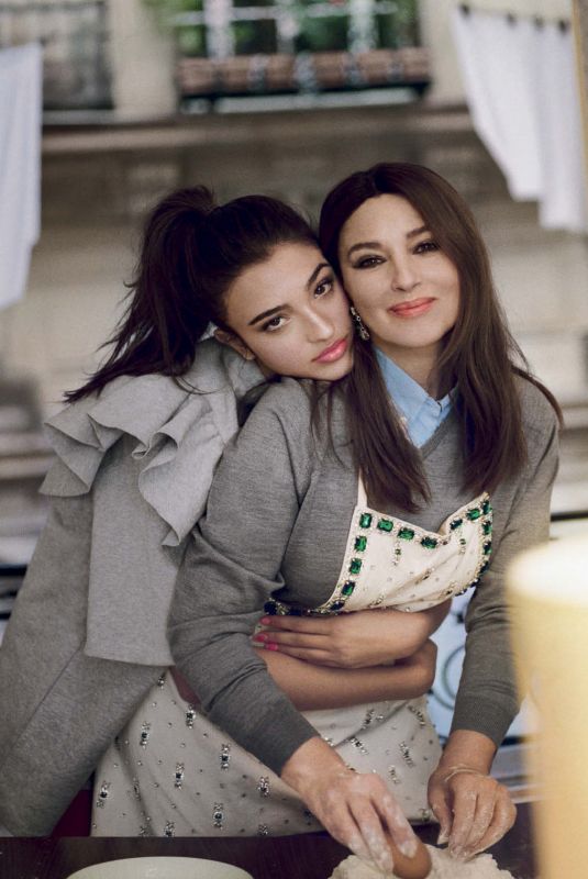 MONICA BELLUCCI and LEONIE CASSEL in Vogue Italy, April 2026