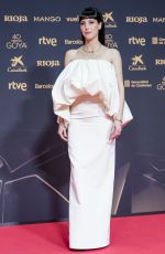 NATALIA DE MOLINA at 40th Goya Cinema Awards in Barcelona 02/28/2026