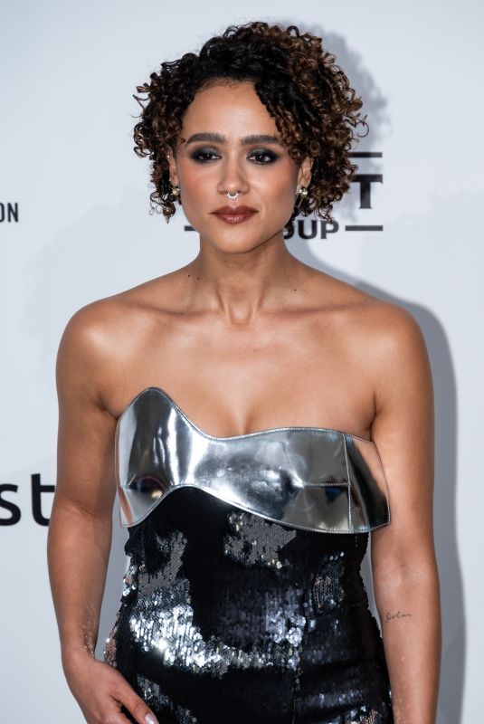NATHALIE EMMANUEL at 34th Annual Elton John AIDS Foundation Academy Awards Viewing Party 03/15/2026