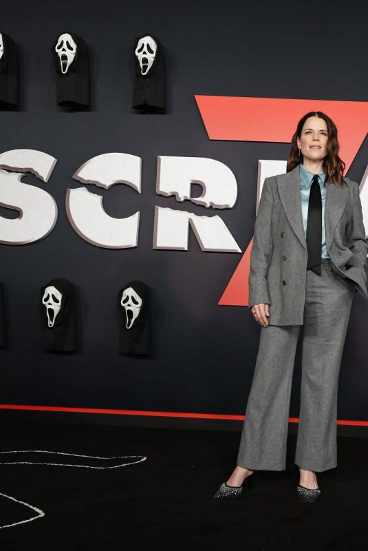 NEVE CAMPBELL at Scream 7 Premiere in Hollywood 02/25/2026
