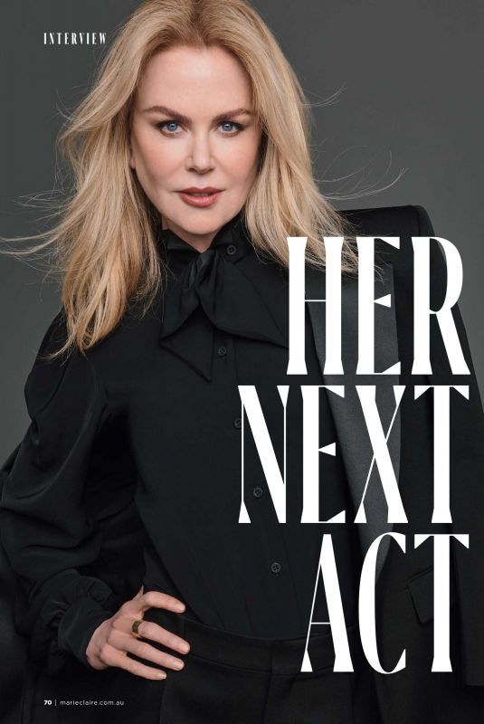 NICOLE KIDMAN in Marie Claire Australia, April 2026