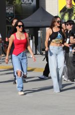 NIKKI and BRIE BELLA Leaves Fanatics Flag Football Classic in Los Angeles 03/21/2026