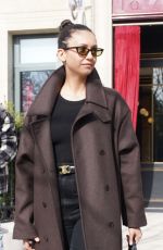 NINA DOBREV Arrives at Her Hotel in Paris 03/08/2026