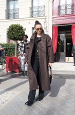 NINA DOBREV Arrives at Her Hotel in Paris 03/08/2026