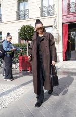 NINA DOBREV Arrives at Her Hotel in Paris 03/08/2026