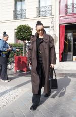 NINA DOBREV Arrives at Her Hotel in Paris 03/08/2026