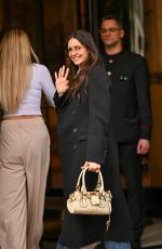 NINA DOBREV Arrives at Plaza Athenee Hotel at Paris Fashion Week in Paris 03/05/2026