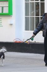 NINA DOBREV Out with Her Dog in New York City 03/18/2026