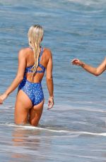 OLIVIA DUNNE and BROOKS NADER on the Set of New Baywatch Reboot in Los Angeles 03/17/2026