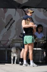 OLIVIA HOLT and Adam DiMarco Out for Coffee in Los Angeles 03/07/2026
