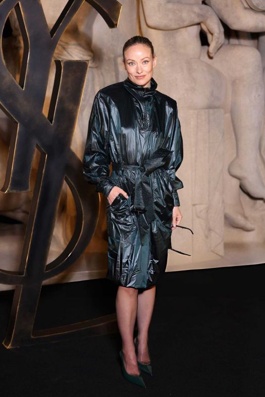 OLIVIA WILDE at Saint Laurent Fashion Show at Paris Fashion Week 03/03/2026