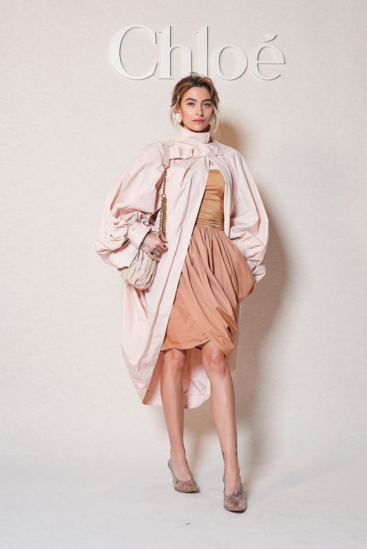 PARIS JACKSON at Chloe Fall/Winter 2026-2027 Show at Paris Fashion Week 03/05/2026