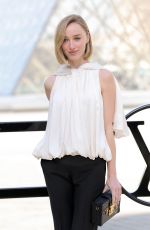 PHOEBE DYNEVOR at Louis Vuitton Show at Paris Fashion Week in Paris 03/10/2026