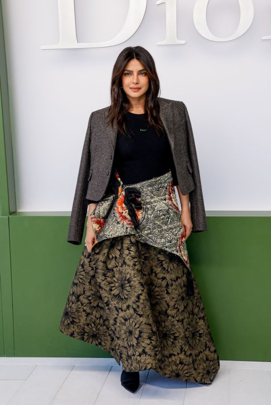 PRIYANKA CHOPRA Arrives at Christian Dior Fall Winter 2026 Show in Paris 03/03/2026