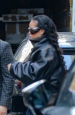 RIHANNA and A$AP Rocky Leaves a Building with Heavy Security in New York City 03/17/2026