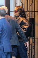 RIHANNA and A$AP Rocky Leaves a Building with Heavy Security in New York City 03/17/2026