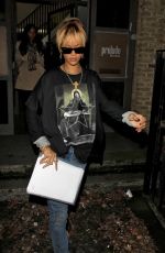 RIHANNA Leaves a Meeting in London Ahead of Her Styled to Rock Project 02/23/2012