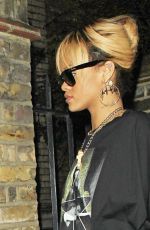 RIHANNA Leaves a Meeting in London Ahead of Her Styled to Rock Project 02/23/2012