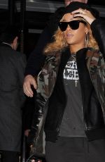 RIHANNA Leaves Corinthia Hotel in London 02/17/2012