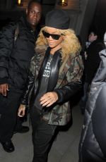 RIHANNA Leaves Corinthia Hotel in London 02/17/2012